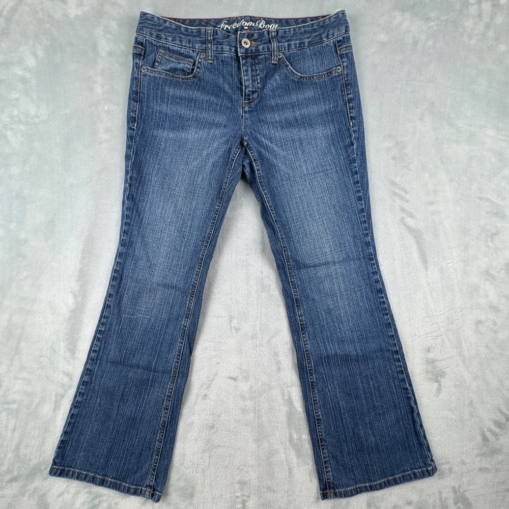 Tommy Hilfiger Y2K Freedom Bootcut Blue Jeans Medium Wash Women's Size‎ 8R